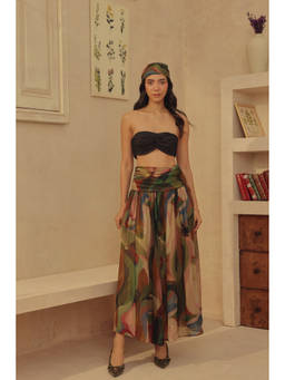 Sage By Mala - Multi-Colour Serata Skirt
