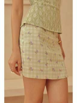 Sage By Mala - Green Verbena Skirt