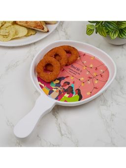 HomeTown - Good Life Melamine Serving Dish With Handle In Multi-Colour