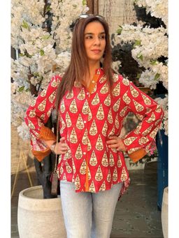 Ishnya - Red Printed Shirt