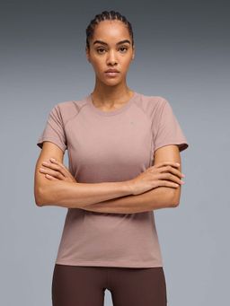 Puma - Beige Solid Regular T-Shirt