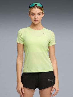 Puma - Green Solid Slim T-Shirt