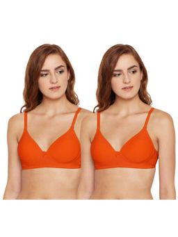 Bodycare - Pack of 2 Premium Padded Bra In Orange Colour