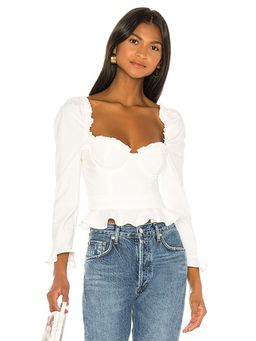 Majorelle - Corie Top In White