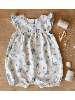 Yellow Rabbit - Girl Off White Short Leg Romper