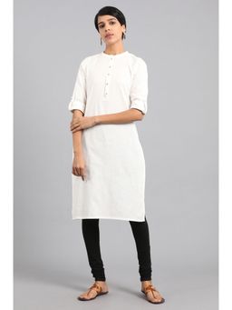 W - Black Solid Churidar