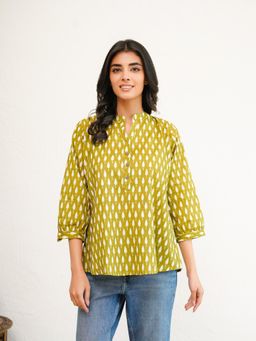 GOODHAND - Cotton Printed Everyday Tunic Top For Women