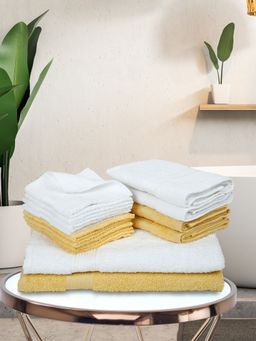 KOPA - Quick Dry 100% Cotton Soft Terry Towel -2Pc Bath, 4Pc Hand, 8Pc Face D'Ross Solid
