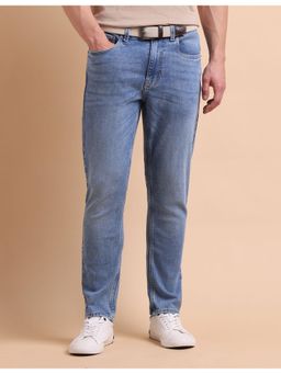 U.S. Polo Assn. Denim Co. - Mens Cole Comfort Cropped Fit Blue Jeans