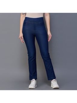 Xpose - Women Blue Relaxed Straight Leg Jeggings