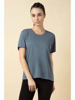 Van Heusen - Women Pro Active Anti Bacterial Navy Sports T-Shirt