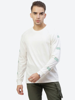 ASICS - M Embroidery Ls Beige Men Gym & Training T-shirts