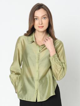 VERO MODA - Sage Green Shirt