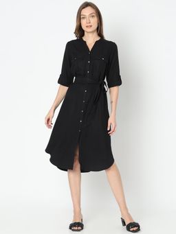VERO MODA - Black Utility Shirt Dress (Set of 2)