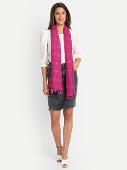 Wicked stitch - Scarves For Women Cotton Checkered