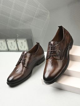 EGOSS - Brown Formal Lace-Up Derbis
