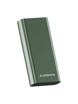 Ambrane - Neos 20 20000 mAh Lithium Polymer Power Bank Green