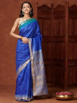 Fabindia - Silk Woven Ikat Sari
