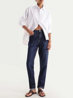 RAREISM - MOM FIT DENIM - Navy Blue