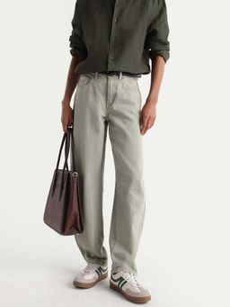 RAREISM - TALL BARREL FIT DENIM - Olive