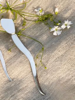 ORNAMAAS - Silver Spike Earrings