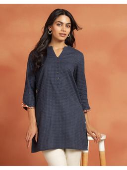 Fabindia - Women Indigo Cotton Short Kurta