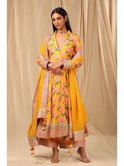 Masaba - Sunshine Yellow Candy Swirl Culotte (Set of 3)