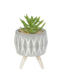Voncasa - Flower with Pot - Grey
