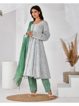 Rangpur - White Handblock (Set of 3)