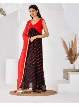 Rangpur - Black Red Leheriya (Set of 2)