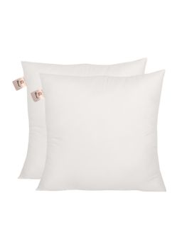 Sivya by Home - Micro Fiber 24X24 Inch Cushion Insert- White Pack Of 2