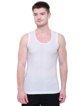 Bodycare - Thermal Top Men Round Neck Sleeveless White