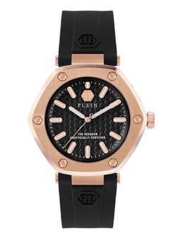 Philipp Plein - Women Black Round Analog Stainless Steel Dial Watch-PW1BA0323 (M)