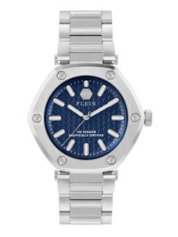 Philipp Plein - Women Navy Blue Round Analog Stainless Steel Dial Watch-PW1BA0423 (M)