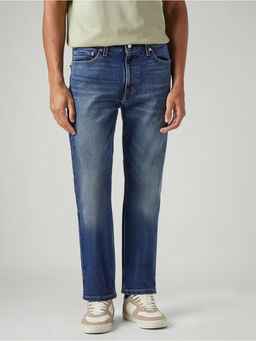 Levi's - Blue Cotton Solid Casual Jeans