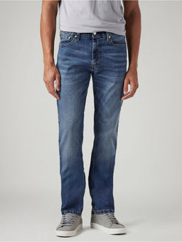Levi's - Blue Cotton Solid Casual Jeans