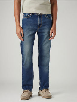 Levi's - Blue Cotton Solid Casual Jeans
