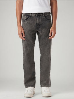 Levi's - Grey Cotton Solid Casual Jeans