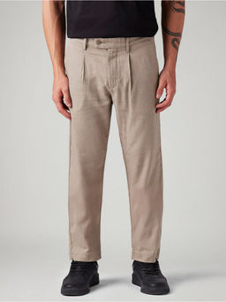 Levi's - Beige Cotton Solid Casual Trouser
