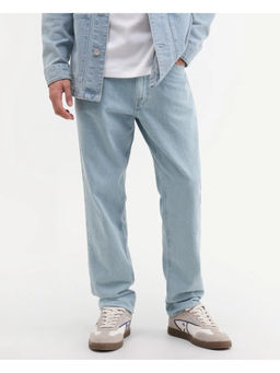 Rare Rabbit - Blue Cotton Solid Casual Jeans