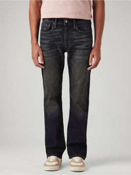 Levi's - Navy Blue Cotton Solid Casual Jeans