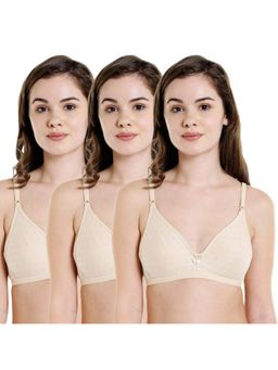 Bodycare - Pack of 3 Seamless Cup Bra In Skin Colour