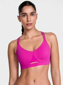 Victoria's Secret - Vsx Elevate Strappy-Comfort Sports Bra Purple