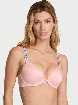 Victoria's Secret - Very Sexy Logo Shine Strap Push-Up Bra Pink