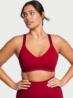 Victoria's Secret - Vsx Featherweight Medium V-Neck Sports Bra Red