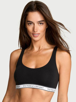 Victoria's Secret - The T-Shirt Cotton Wireless Scoop Bralette Black