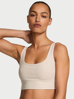 Victoria's Secret - Vsx Luxmarl Longline Sports Bra Beige