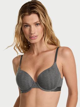 Victoria's Secret - The T-Shirt Perfect Shape Ultra-Fine Modal Push-Up Bra Grey