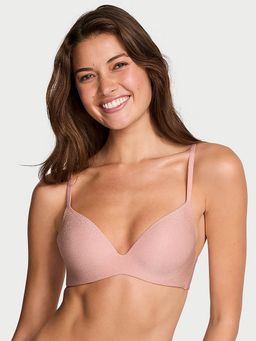Victoria's Secret - Flex Factor Lightly Lined Plunge Demi Bra Pink