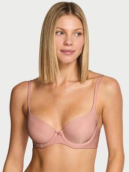 Victoria's Secret - Shimmer Lightly Lined Demi Bra Pink